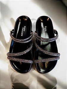 Papete preta strass ônix grand