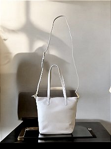 Bolsa couro legítimo 2 alças fendi bolso