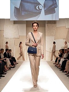 Bolsa luxo azul petróleo couro legítimo