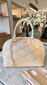 Bolsa couro legítimo nude
