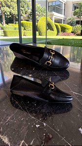 Mocassim Couro Legítimo Preto
