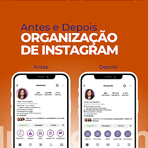 Organização de Instagram + Link Personalizado