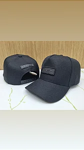 Boné Aba Curva Snapback Boêmia ALL BLACK.