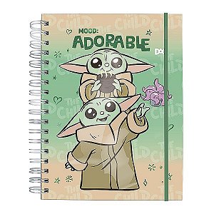 Caderno Smart Universitário 10 Matérias Yoda Star Wars DAC