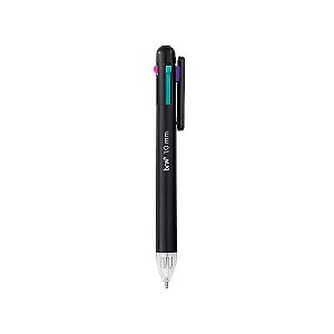 Caneta Esferográfica 4 Cores Neon BRW