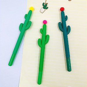Caneta Fofa Cacto