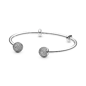 Bracelete Crie & Combine Pandora Evolution - Ponteira Pavê