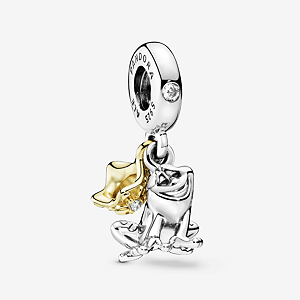 Berloque Pendente O Príncipe Sapo Em Prata Legítima 925