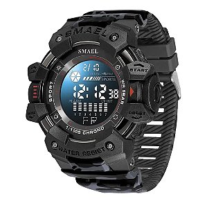 Relógio Masculino Esportivo Smael 8050mc Camo Black