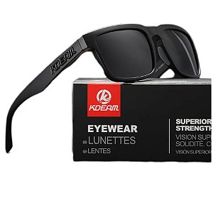 Óculos De Sol Esportivo Polarizado Kdeam C1 All Black