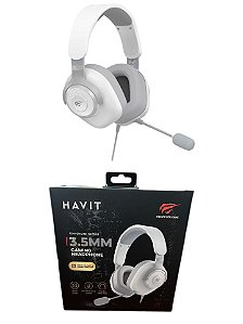 Headset Gamer Havit H2230d 7.1 P3 50mm Ps3/ps4/xbox Branco