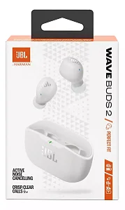 Fone De Ouvido Jbl Bluetooth Sem Fio Wave Buds 2 Jbl Branco