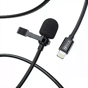Microfone De Lapela Lightning Hrebos Compatível Com iPhone