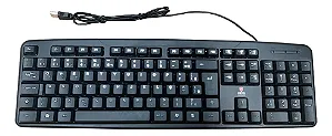Teclado Kross Elegance Ke-k095v2 Com Fio Usb Preto