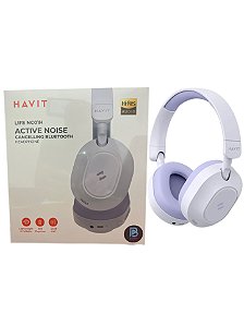Fones De Ouvido Havit H668bt Bluetooth Roxo 80h Bateria