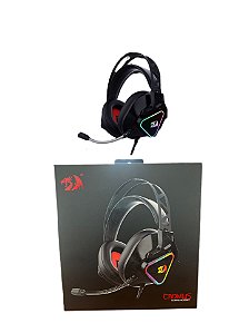 Headset Gamer Redragon Cadmus H370w Rgb Usb 7.1 - Preto