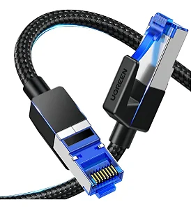Cabo De Rede Cat8 Patch Cord Rj45 Utp Lan Ethernet 3 Metros