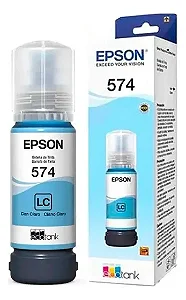 Refil De Tinta Epson T574520 Ciano Claro 70ml L8050 Epson