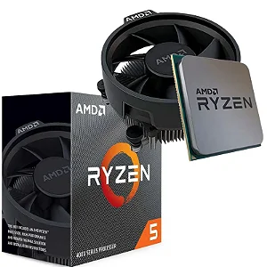 Processador Amd Ryzen 5 4500 Am4 4.1ghz 8mb Cache S/vídeo
