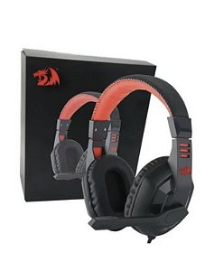 Fone Gamer Redragon Ares H120 Preto/vermelho 3.5mm