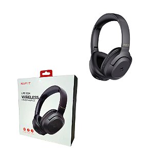 Fone De Ouvido Havit H612bt Bluetooth Preto 50h Bateria Preto