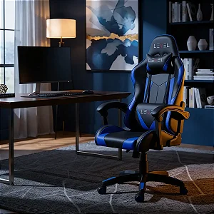 Cadeira Gamer Ergonômica Dazz Level Lv-c01dn Azul