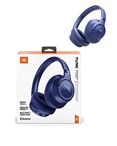 Fone De Ouvido Sem Fio Jbl Tune 730bt Bluetooth Azul