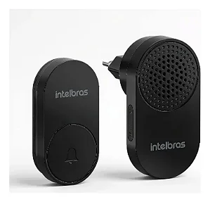 Campainha Intelbras Cik 102 Sem Fio Preto