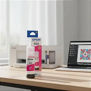 Garrafa De Tinta Epson T504322 Magenta 70ml