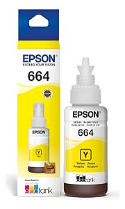 Refil De Tinta Epson T664 T664420-al Amarelo