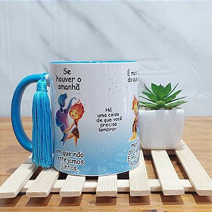 Caneca Namorados Se houver um amanhã - animação Elementos