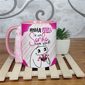 Caneca Pascoa - Minha vida é um sonho com você