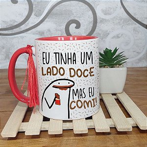 Caneca Pascoa - Eu tinha um lado doce mas eu comi