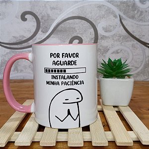 Caneca Instalando a Paciência  - Flork divertida