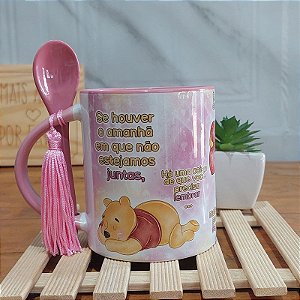 Caneca Se Houver um amanhã - Ursinho Pooh