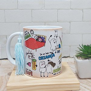 Caneca só fé - as coisas boas são de graça