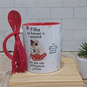 Caneca para filha se houver o amanha - Feliz Natal