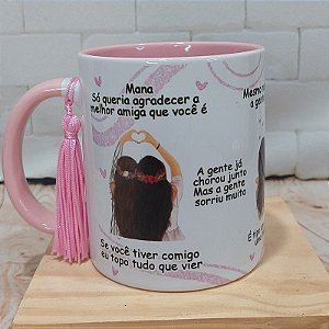 Caneca para irmã só queria agradecer