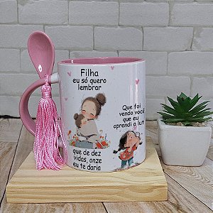 Caneca para filha - Eu só quero lembrar 11 vidas