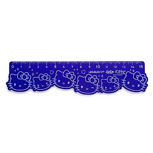 Régua de madeira decorada Hello Kitty - LEO&LEO