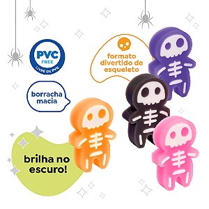 Borracha Boo! Brilha no Escuro – Cores Sortidas -Tris