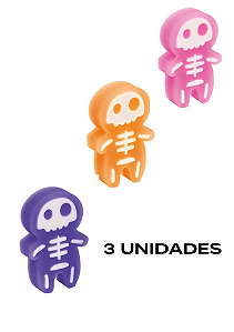 3 Borracha Boo! Brilha no Escuro – Cores Sortidas -Tris