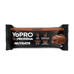 BARRA YOPRO SABOR CHOCOLATE 55G