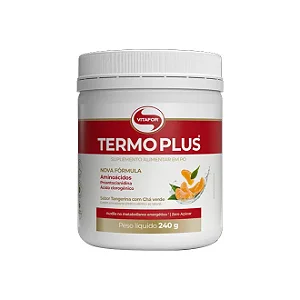 TERMO PLUS POTE 240G TANGERINA COM CHA VERDE