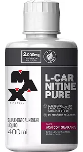L-CARNITINE PURE POTE 400 ML ACAI COM GUARANA