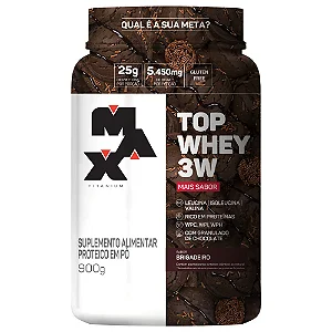 TOP WHEY 3W + SABOR POTE 900 GR BRIGADEIRO