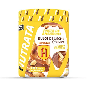 PASTA AMENDO WHEY SABOR DULCE DE LECHE CRUNCHY HAVANNA 600G