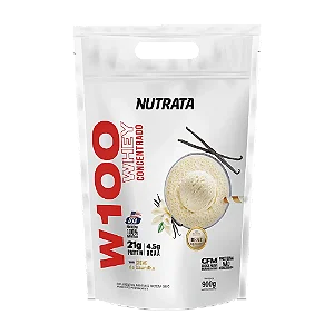 W100 BAUNILHA 900GR REFIL - NUTRATA