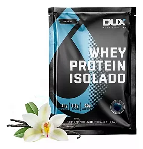 DUX WHEY PROTEIN ISOLADO SACHE - BAUNILHA