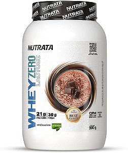 WHEY ZERO LACTOSE SABOR CHOCOLATE 900GR - NUTRATA